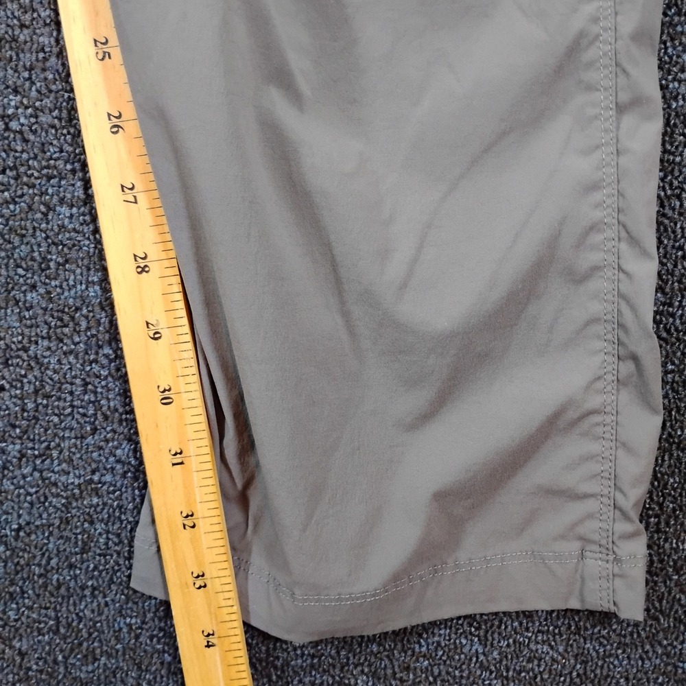 LL Bean Cresta Hiking Pants Mens 32x34 Gray Nylon Spandex Outdoor Cargo Trousers - Picture 5 of 10